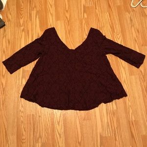 American Eagle lace blouse